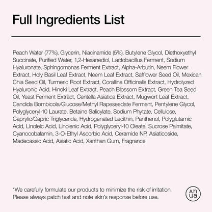 Anua Peach 70 Niacinamide Serum, Daily Glow Serum For Face, Skin Tone & Dullness Care with Vitamin B12, Lightweight - Maple Wellness Supplements
