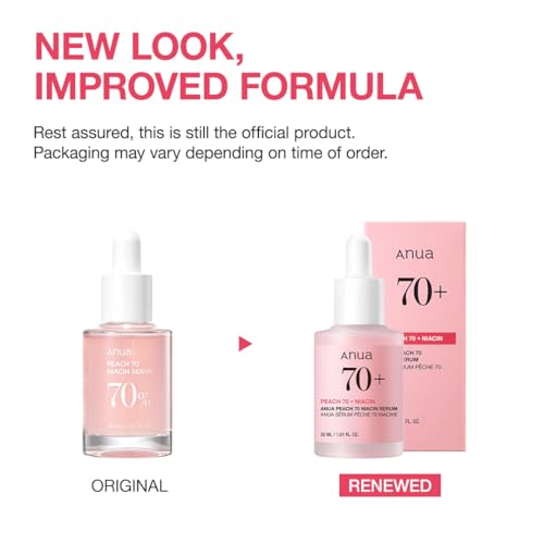 Anua Peach 70 Niacinamide Serum, Daily Glow Serum For Face, Skin Tone & Dullness Care with Vitamin B12, Lightweight - Maple Wellness Supplements