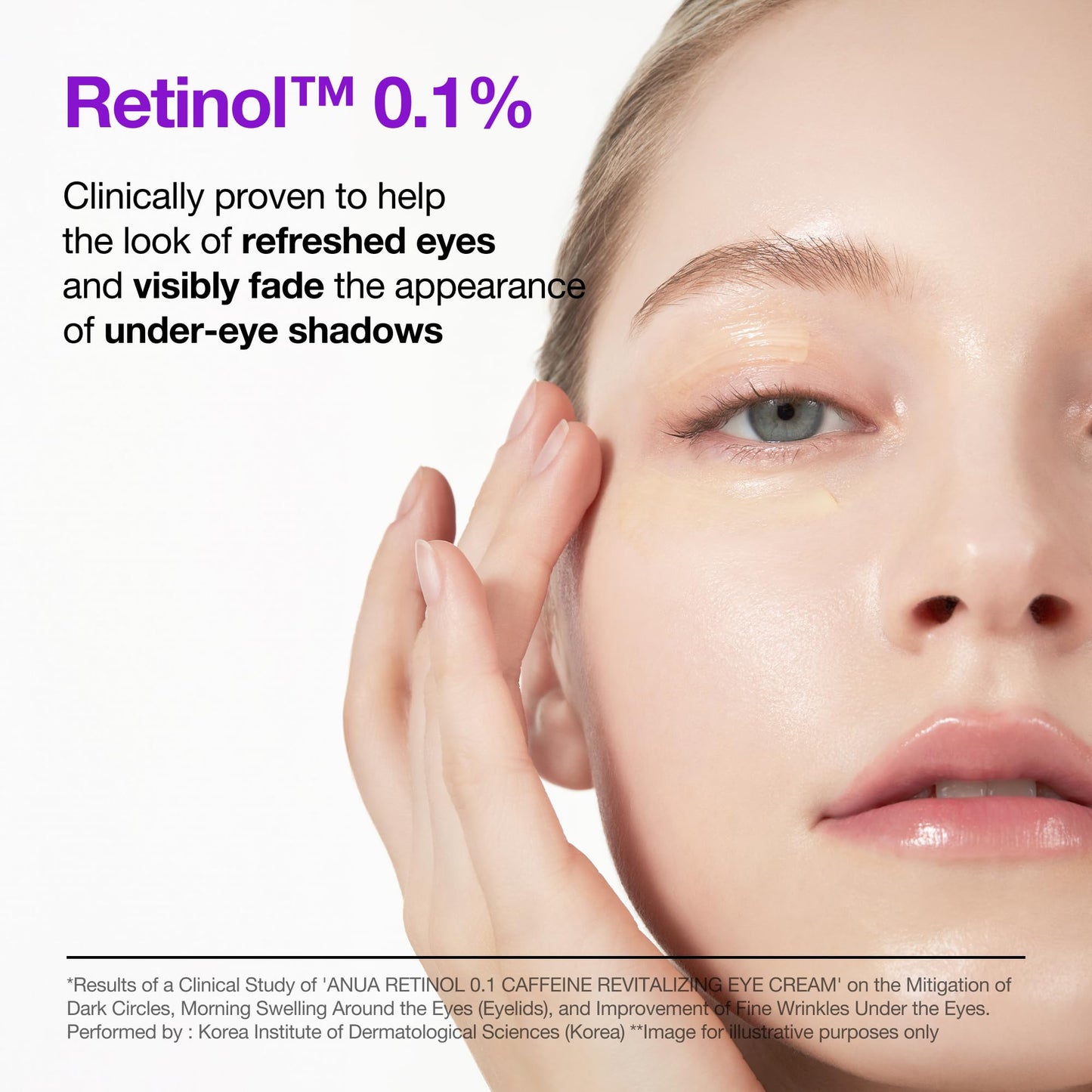 Anua Retinol 0.1 Caffeine Revitalizing Eye Cream, Lightweight Formula for Dark Circles & Puffiness - Maple Wellness Supplements