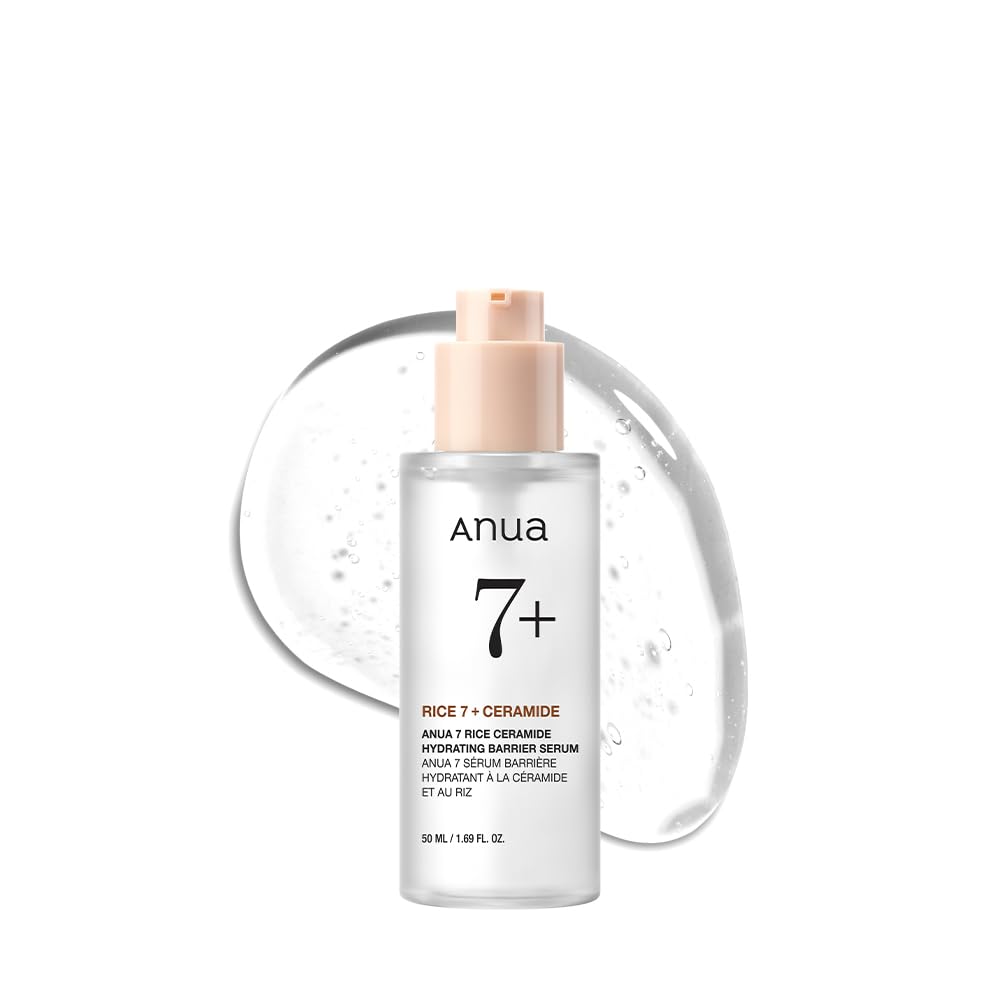 Anua Rice Ceramide 7 Hydrating Barrier Serum, Moisturizing Face Serum, Non-comodogenic, Hyaluronic Acid - Maple Wellness Supplements