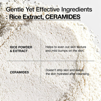 ANUA Rice Enzyme Brightening Cleansing Powder, Exfoliating Powder-to-Foam Cleanser, Smooth Texture & Clarity - Maple Wellness Supplements