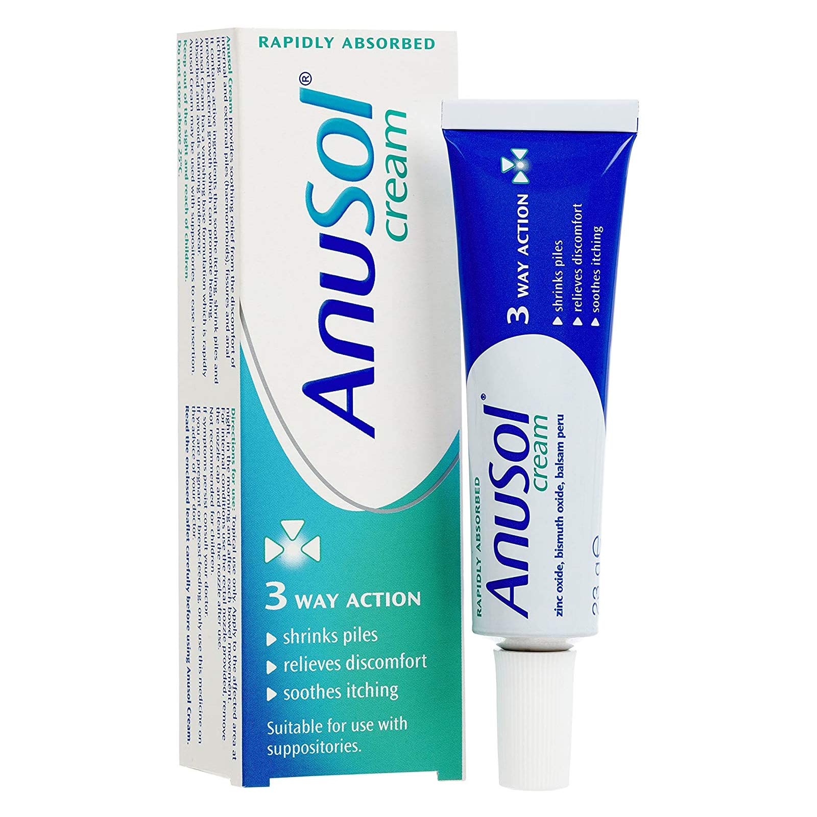 Anusol Cream Haemorrhoid Treatment 23G - Maple Wellness Supplements