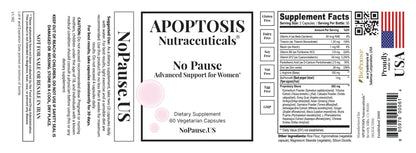 Apoptosis Menopause Supplement for Women – Supports Hot Flash Relief, Mood Balance, Energy & Vitality – with L-Arginine – 60 Capsules – Made in USA - Maple Wellness Supplements