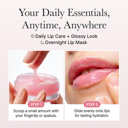 Arencia Honey Glazed Collagen Lip Mask, Overnight Lip Treatment with Collagen and Honey, 0.52 oz - Maple Wellness Supplements