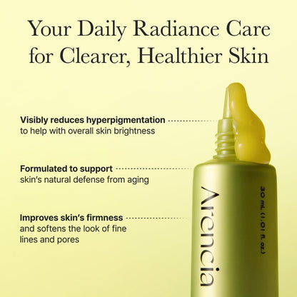 Arencia Vitamin C Booster Shot Serum with Glutathione, Niacinamide and Vitamin E for Dark Spot Care, Fine Lines & Wrinkles - Maple Wellness Supplements