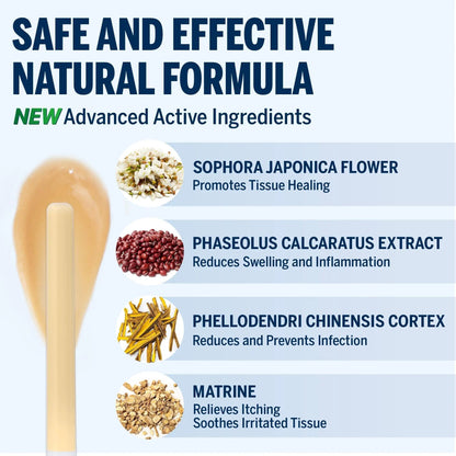Ariella Hemorrhoid Treatment Suppository Gel: Natural & Herbal - Relieve Itching Burning Discomfort - Internal Relief - New Rounded Applicator - Nighttime Use (Pack of 6) - Maple Wellness Supplements