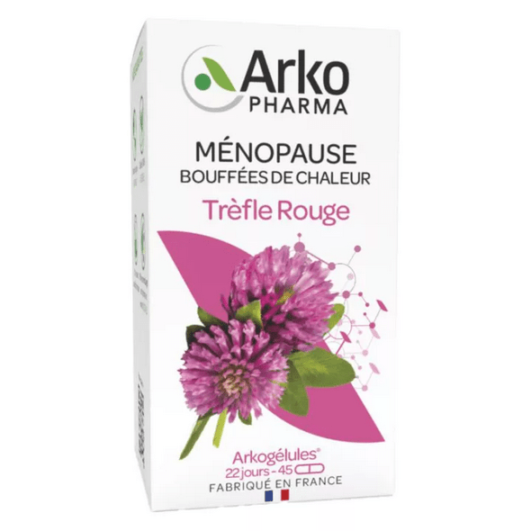 Arkocaps Trèfle Rouge Menopause Bouffées de Chaleur 45 capsules - Maple Wellness Supplements