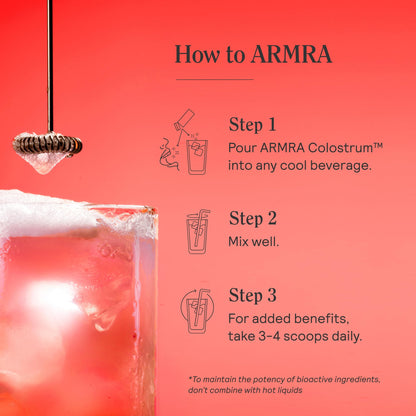 ARMRA Colostrum™ Premium Powder, Grass Fed, Gut Health Bloating Immunity Skin & Hair, Contains 400+ Bioactive Nutrients (Blood Orange, Vine Watermelon, Unflavored Bundle | 180 Servings) - Maple Wellness Supplements