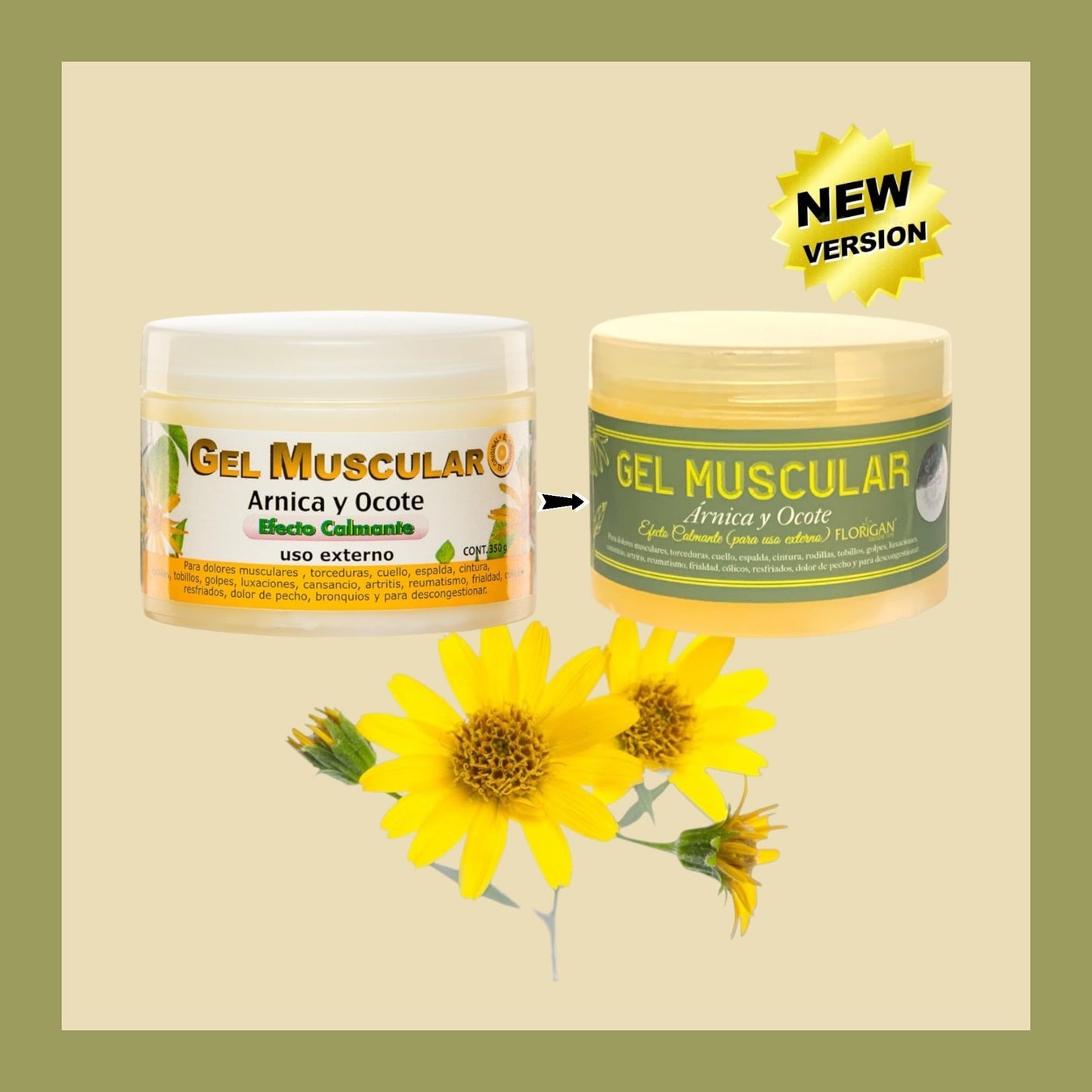 Arnica and Ocote Muscle Gel 350grs. - Maple Wellness Supplements