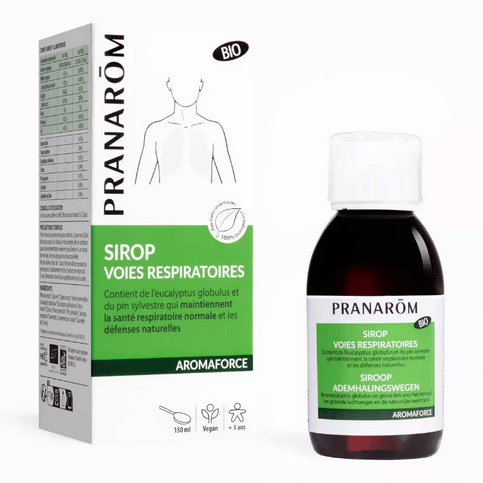 Aromaforce Sirop Voies Respiratoires Bio 150 ml PRANAROM - Maple Wellness Supplements