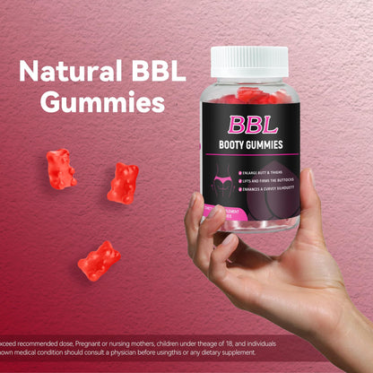 Aromlife BBL Gummies for Women, 60 Count Bear Shape Booty Gummies with Herbal Ingredients, BBL Vitamin Gummy with Fenugreek, Asian Ginseng, Motherwort, Saw Palmetto, Anise Seed & Vitamin C - Maple Wellness Supplements