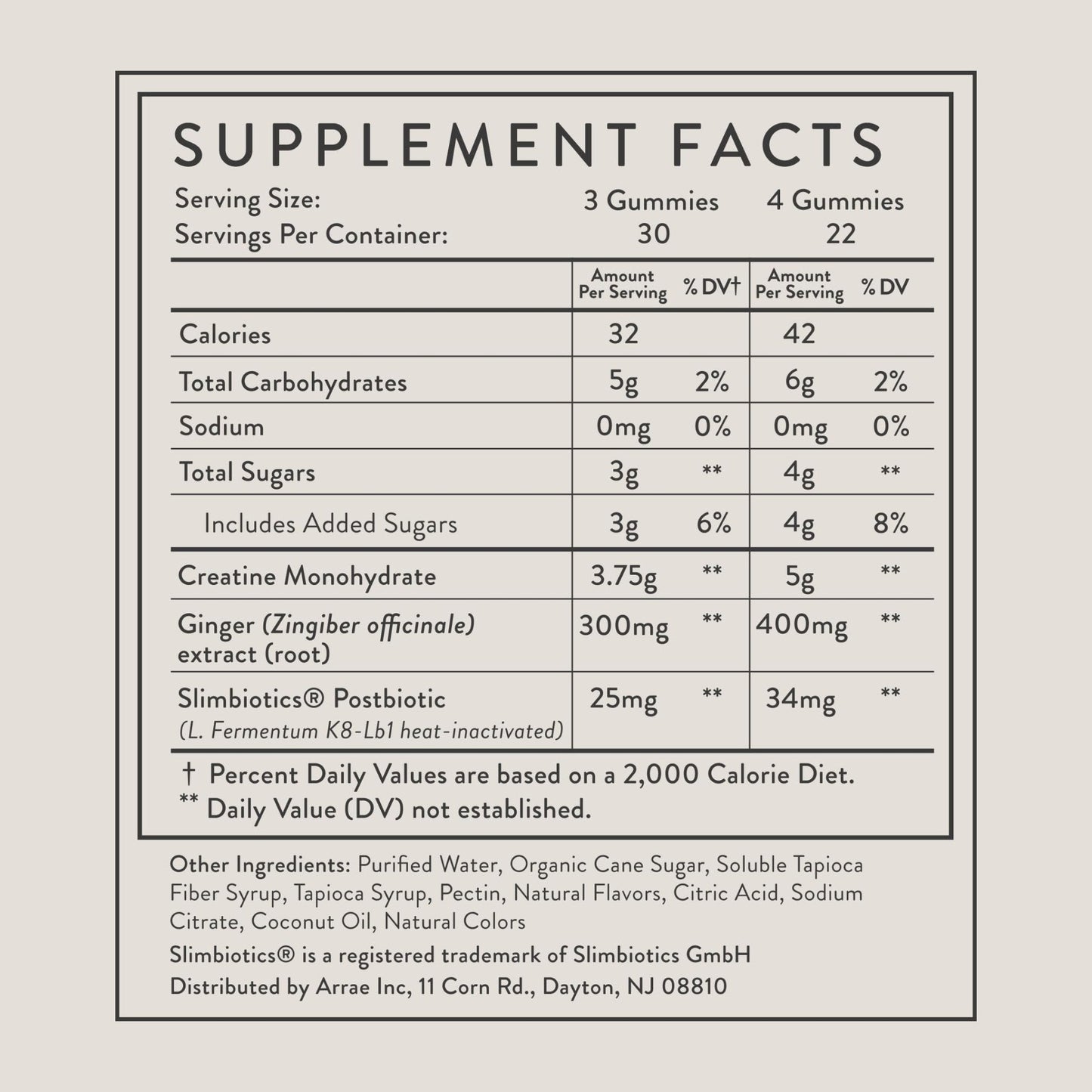 Arrae Tone Gummies – Creatine Monohydrate 5g for Women – Support Lean Muscle, Strength & Recovery – Hormone-Friendly Muscle Toning Supplement - Maple Wellness Supplements