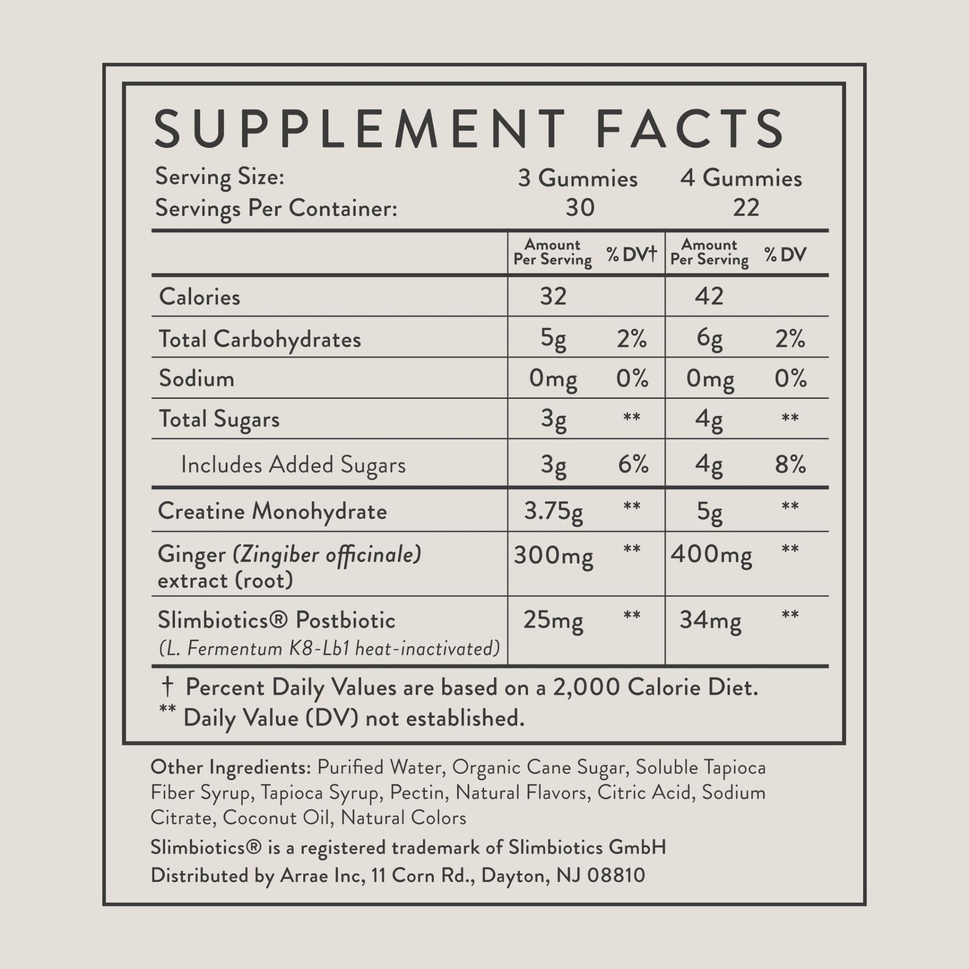 Arrae Tone Gummies – Creatine Monohydrate 5g for Women – Support Lean Muscle, Strength & Recovery – Hormone-Friendly Muscle Toning Supplement - Maple Wellness Supplements
