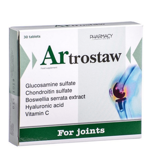 Artrostaw For joints 30 tabs collagen hyaluron glucosamine enjoy every move - Maple Wellness Supplements