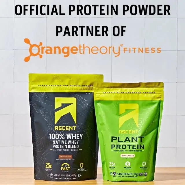 Ascent 100% Whey Protein Powder - Post Workout Whey Protein Isolate, Zero Artificial Flavors & Sweeteners - Maple Wellness Supplements
