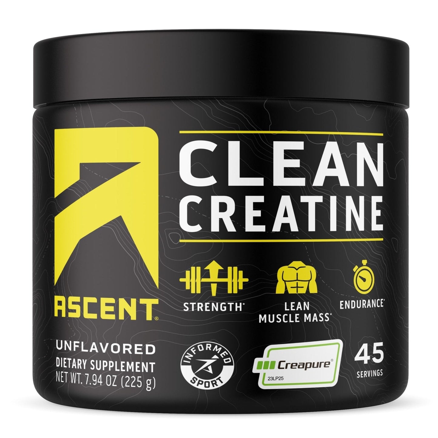 Ascent Clean Creatine Monohydrate Powder - 5G Per Serving, Creapure Creatine Supple - Maple Wellness Supplements