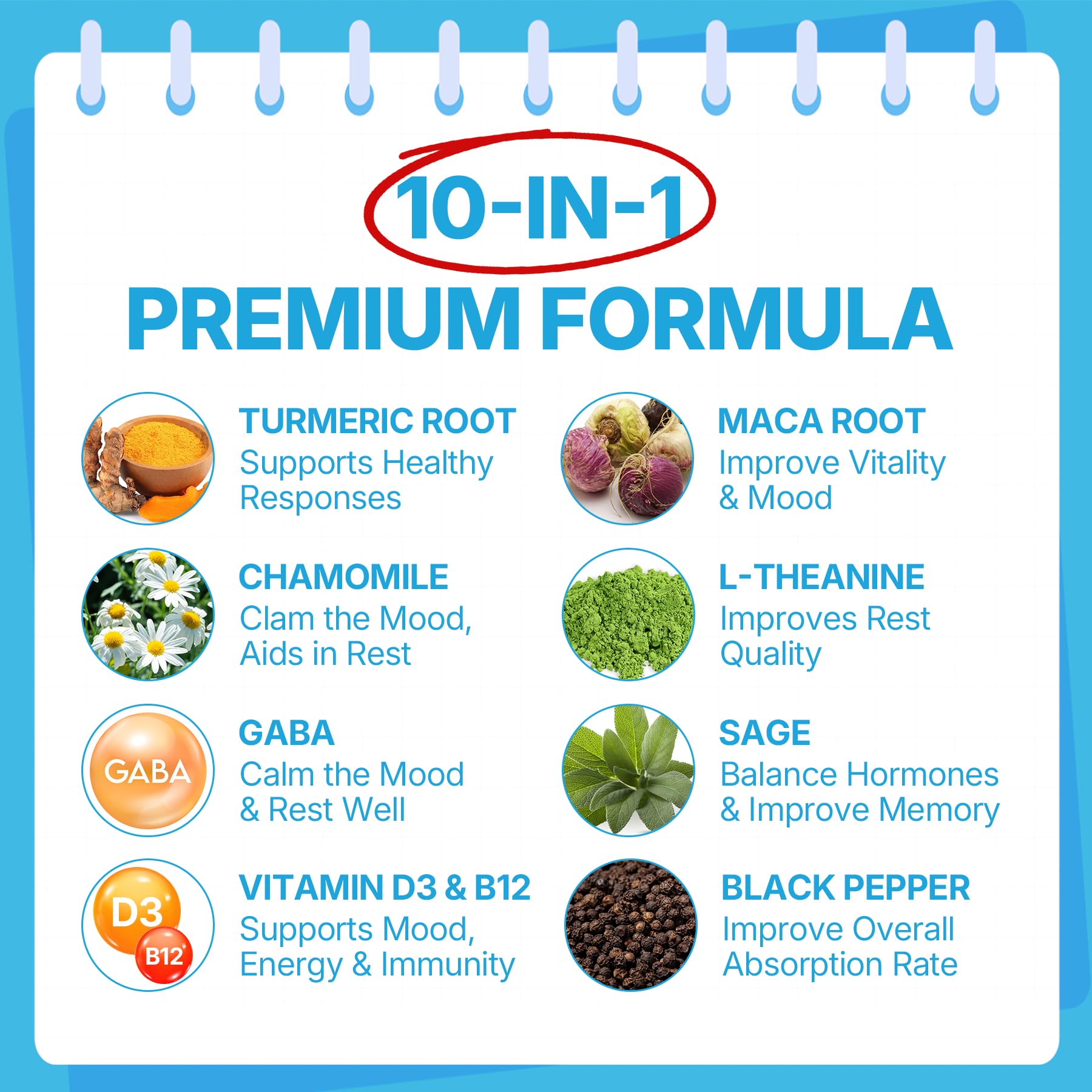 Ashwagandha Gummies 2000mg for Women Men - Sugar Free, Vegan - Organic Ashwagandha Root Extract Supplements Gummy & Vitamin D3 - Maple Wellness Supplements