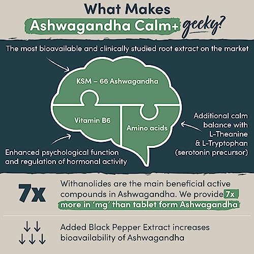 Ashwagandha KSM 66 Complex - 3000mg Enhanced with Amino Acids & Vitamin B6 - Maple Wellness Supplements