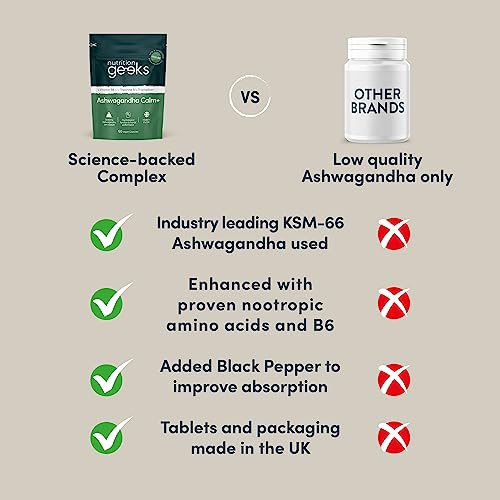 Ashwagandha KSM 66 Complex - 3000mg Enhanced with Amino Acids & Vitamin B6 - Maple Wellness Supplements
