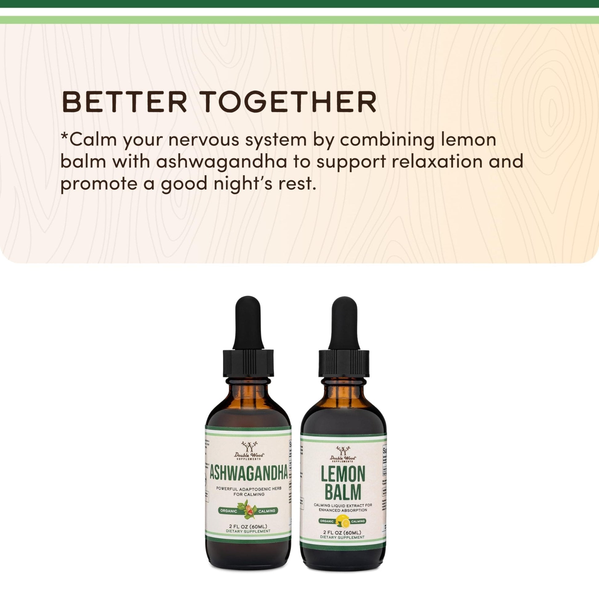 Ashwagandha Organic Drops for Stress Relief (1,200mg, 60 Servings) Ashwagandha Tincture for Adrenal Support and Cortisol Manager - Maple Wellness Supplements
