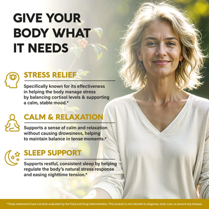 Ashwagandha Supplements 1800mg - USDA Organic Ashwagandha for Women & Men - Clinically Effective Strength for Stress Relief & Sleep - Powder & Root Extract 2.5% Withanolides - Made in USA 100 Capsules - Maple Wellness Supplements