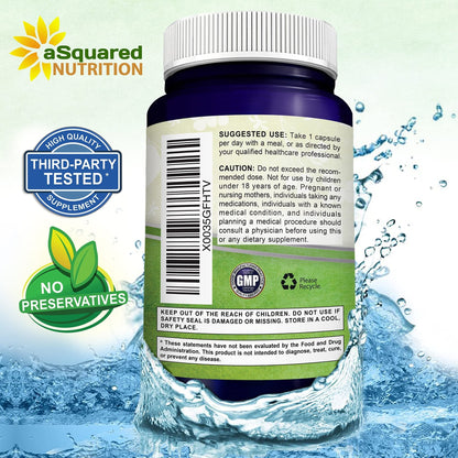 aSquared Nutrition Apigenin 50mg & L-Theanine 200mg - 120 Capsules - Apigenin Supplement Pills for Sleep and Relaxation - Maple Wellness Supplements