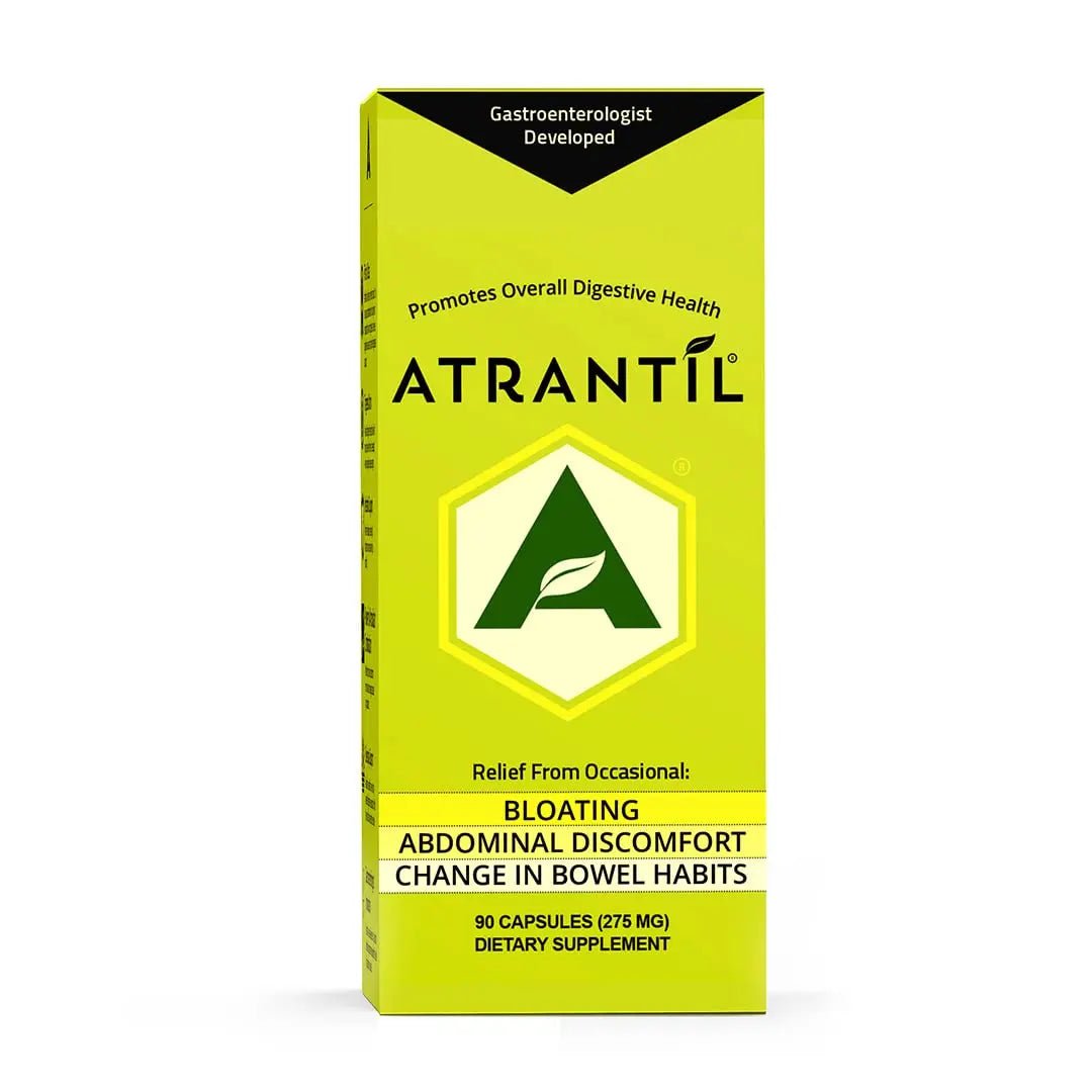 Atrantil 90 Capsules-Antioxidant Packed Polyphenol for Bloating and Gas Relief, Abdominal Discomfort, Constipation, Diarrhea, Postbiotic, Change in Bowel Habits and Everyday Digestive Health. - Maple Wellness Supplements
