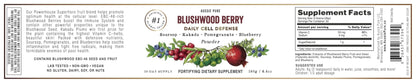 Aussie Pure Blushwood Berry Superfruit Daily Cell Defense - Soursop - Kakadu Plum - Pomegranate - Blueberry - Immune and Cell Support Powder - All Ages - Lab Tested and Authenticated - 180g/6.4oz - Maple Wellness Supplements