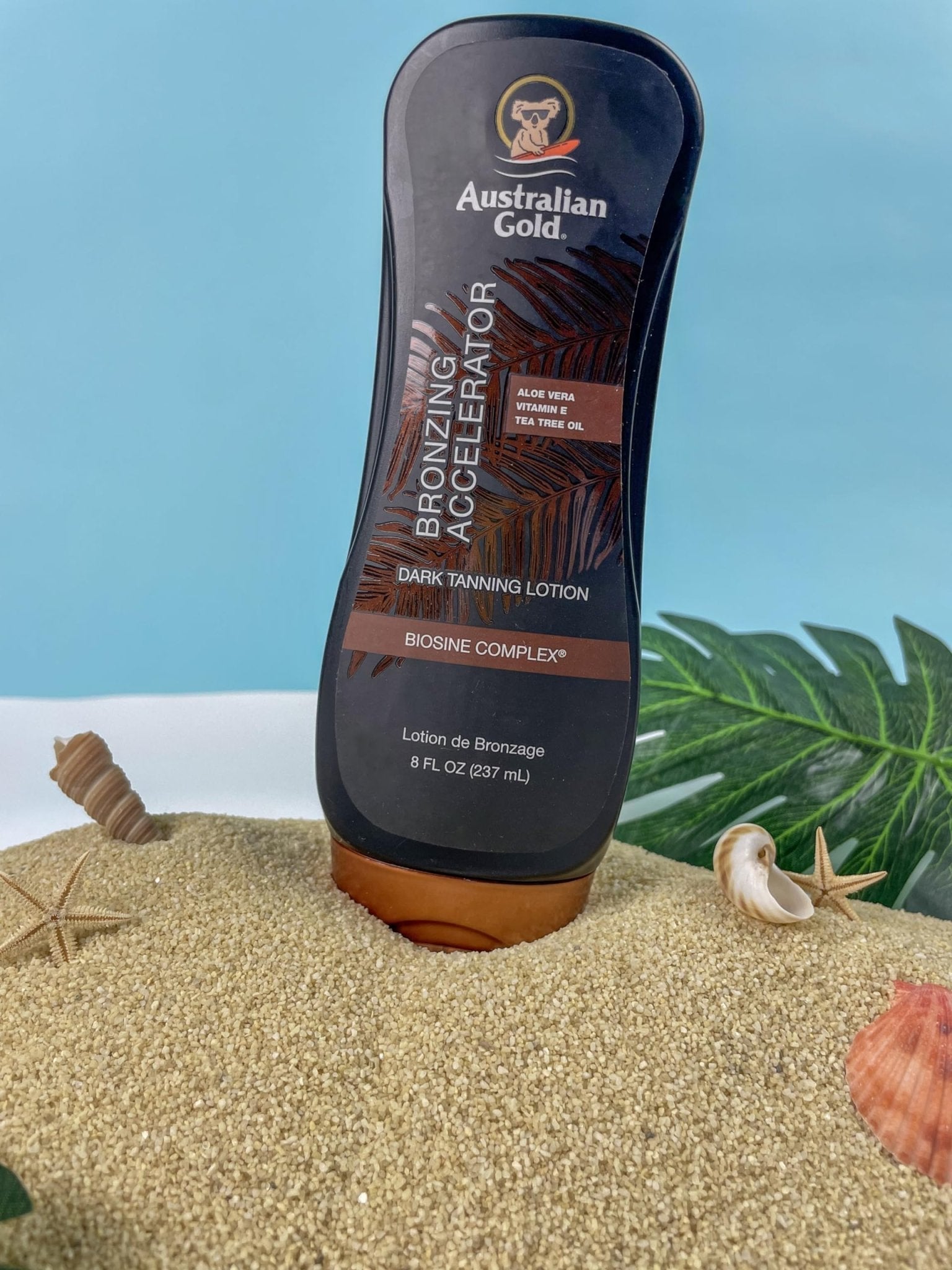 Australian Gold Dark Tanning Accelerator Lotion With Bronzer, 8 Ounce, New Package Same Formula, B003GX5SSC - Maple Wellness Supplements