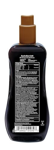 Australian Gold Spray Gel Sunscreen with Instant Bronzer SPF 50, 8 Ounce | Moisturize & Hydrate Skin - Maple Wellness Supplements