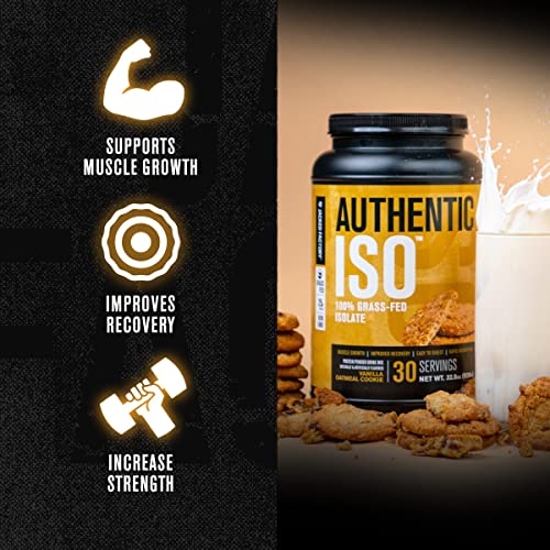 Authentic ISO Grass Fed Whey Protein Isolate Powder - Low Carb, Non-GMO Muscle - Maple Wellness Supplements