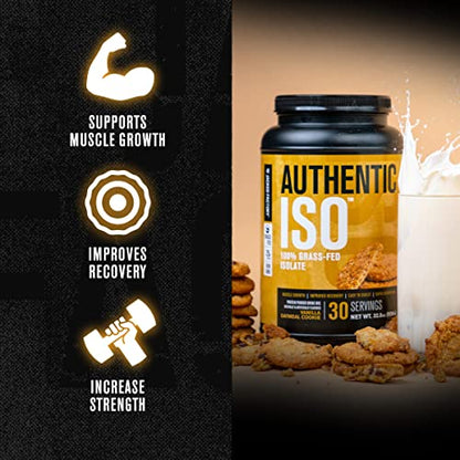 Authentic ISO Grass Fed Whey Protein Isolate Powder - Low Carb, Non-GMO Muscle - Maple Wellness Supplements