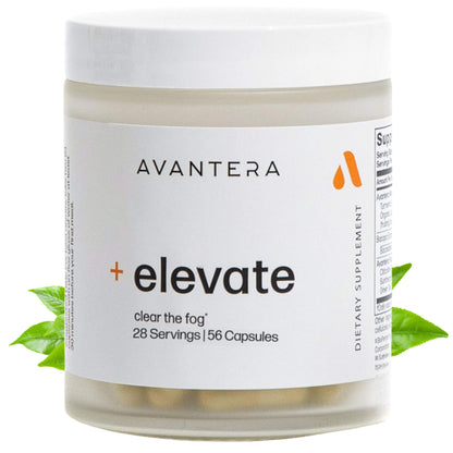 Avantera Elevate Premium Nootropic Supplement - Beat Brain Fog - Best Focus Supplements for Memory & Focus Support - Energy Without Crash - Maple Wellness Supplements