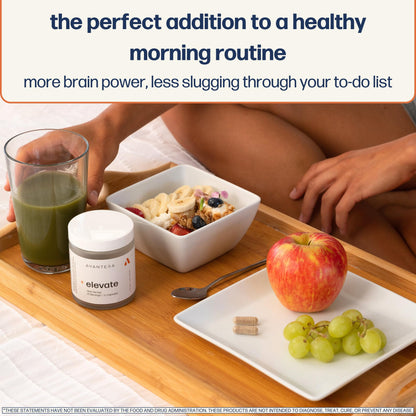 Avantera Elevate Premium Nootropic Supplement - Beat Brain Fog - Best Focus Supplements for Memory & Focus Support - Energy Without Crash - Maple Wellness Supplements