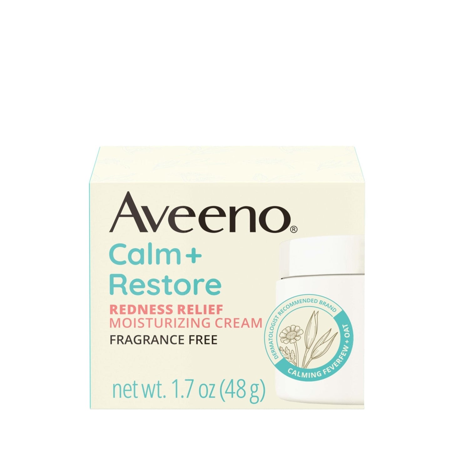 Aveeno Calm + Restore Facial Moisturizer Face Cream for Redness Relief, Non-Comedogenic - Maple Wellness Supplements