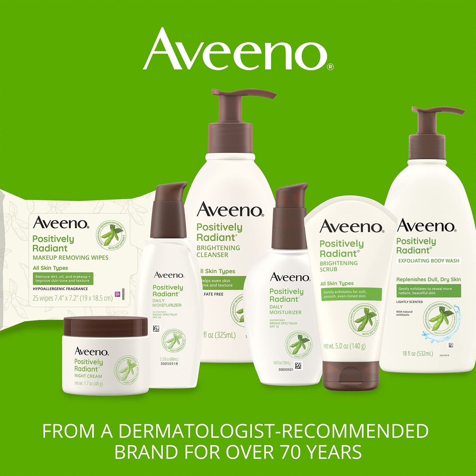 Aveeno Clear Complexion Foaming Oil-Free Facial Cleanser with Soy Extract & 0.5% Salicylic Acid, Acne Treatment Face - Maple Wellness Supplements
