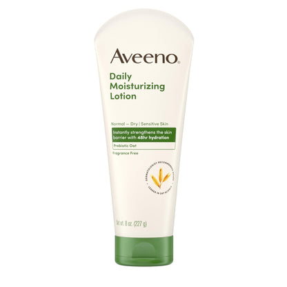 Aveeno Daily Moisturizing Body Lotion, Body Lotion for Dry Skin with Prebiotic Oat, Paraben - Maple Wellness Supplements