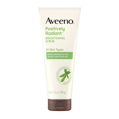 Aveeno Positively Radiant Skin Brightening Daily Facial Scrub with Moisture-Rich Soy Extract - Maple Wellness Supplements