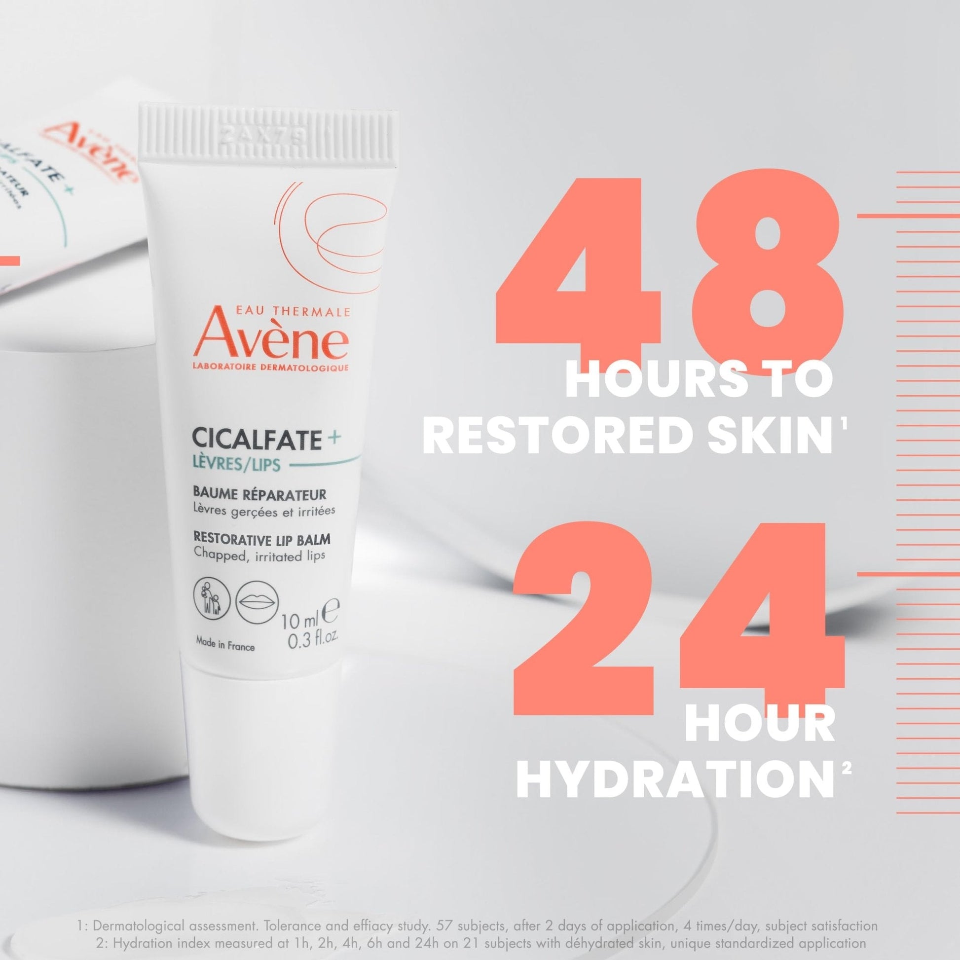 Avène Cicalfate Restorative Lip Cream, Long Lasting Moisture to Soothe Dry, Cracked Lips - Maple Wellness Supplements