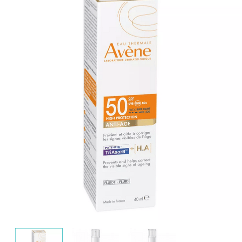 AVENE Sun Anti-aging Fluid SPF 50 40ml - Maple Wellness Supplements