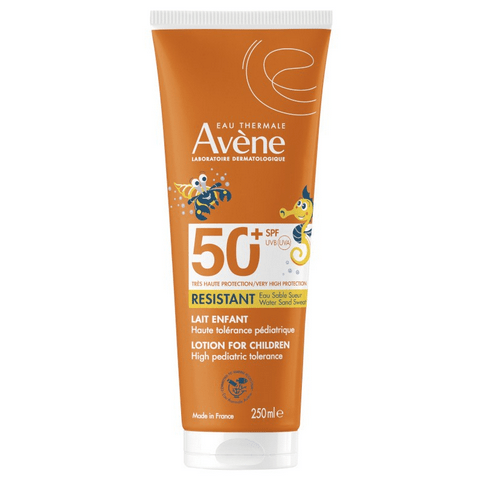 AVENE Very high tolerance pediatric lotion SPF 50+ 250ml - Maple Wellness Supplements