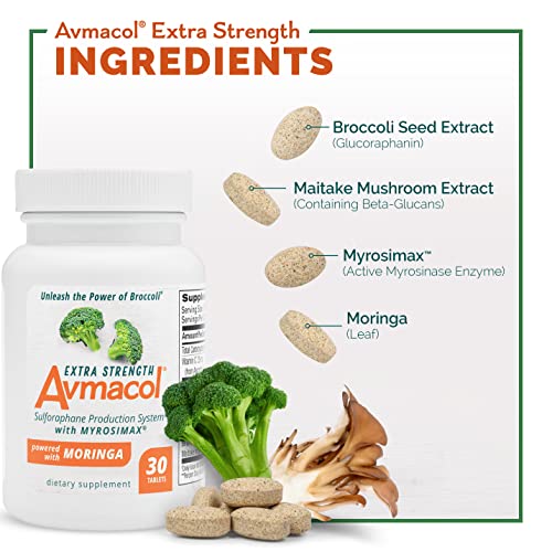 Avmacol Extra Strength 1 Researched Sulforaphane-Producing Brand for Detoxification - Maple Wellness Supplements