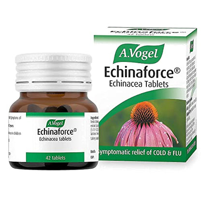 A.Vogel Echinaforce Echinacea Tablets | Relieves Cold & Flu Symptoms by Strengthening - Maple Wellness Supplements