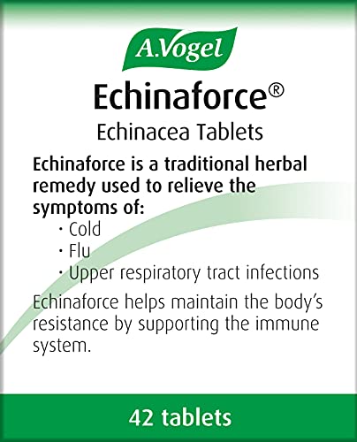 A.Vogel Echinaforce Echinacea Tablets | Relieves Cold & Flu Symptoms by Strengthening - Maple Wellness Supplements