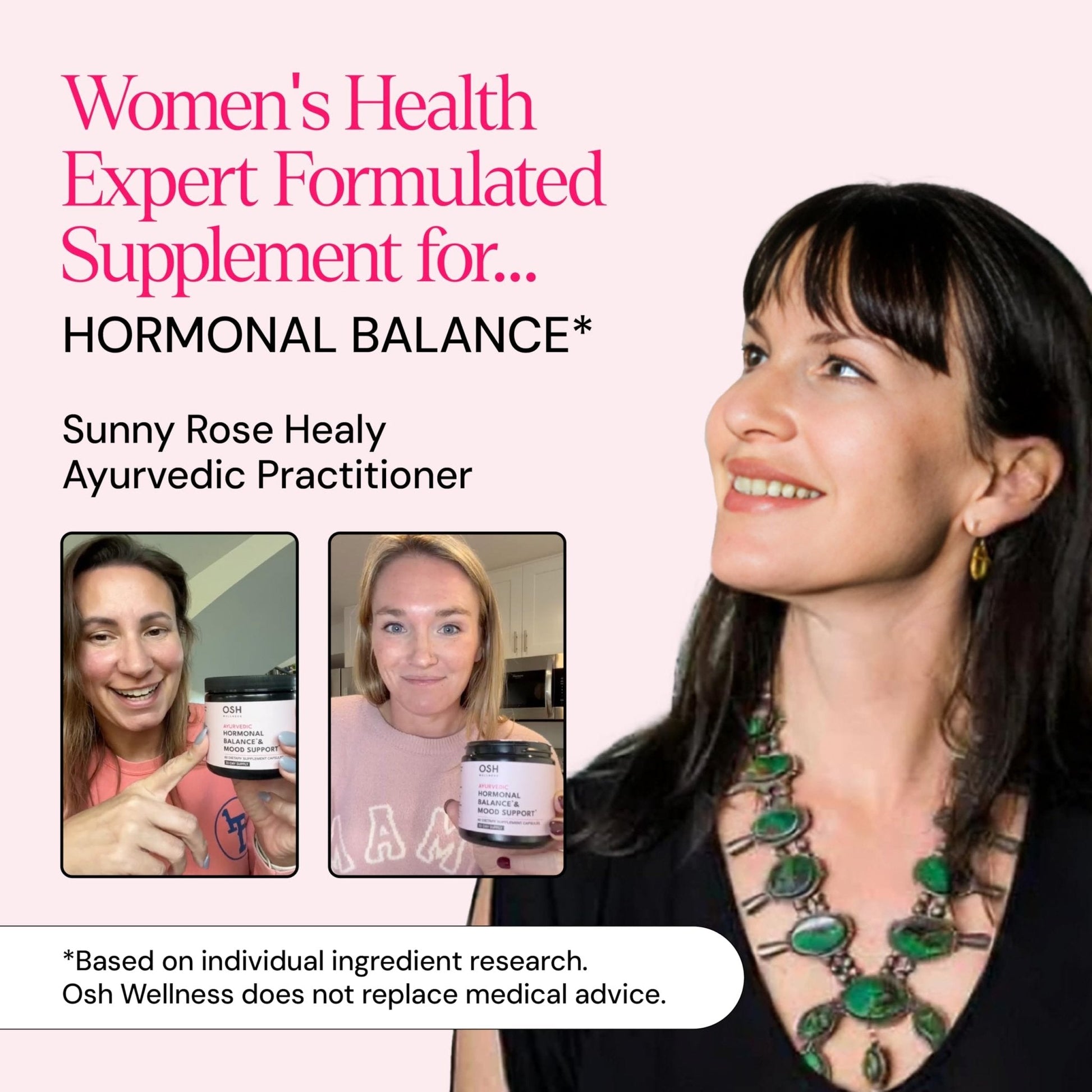 Ayurvedic Hormone Balance for Women | Cortisol Reducer | Mood, Energy, & Sleep Support | Regulates Estrogen | Stress Relief | Ashwagandha, Rhodiola, & Shatavari - Maple Wellness Supplements