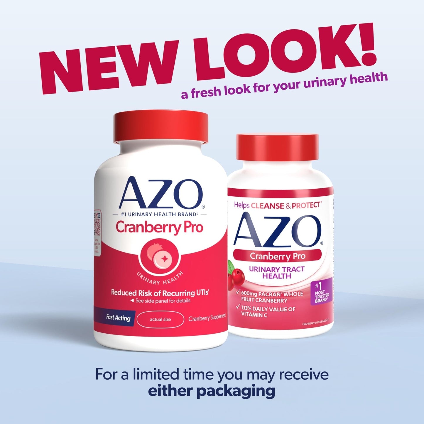 AZO Cranberry Pro, Cranberry Pills for Women & Men, 600mg Pacran, Made with Concentrated Whole Fruit Cranberry Powder to Help Cleanse and Protect The Urinary Tract - Maple Wellness Supplements