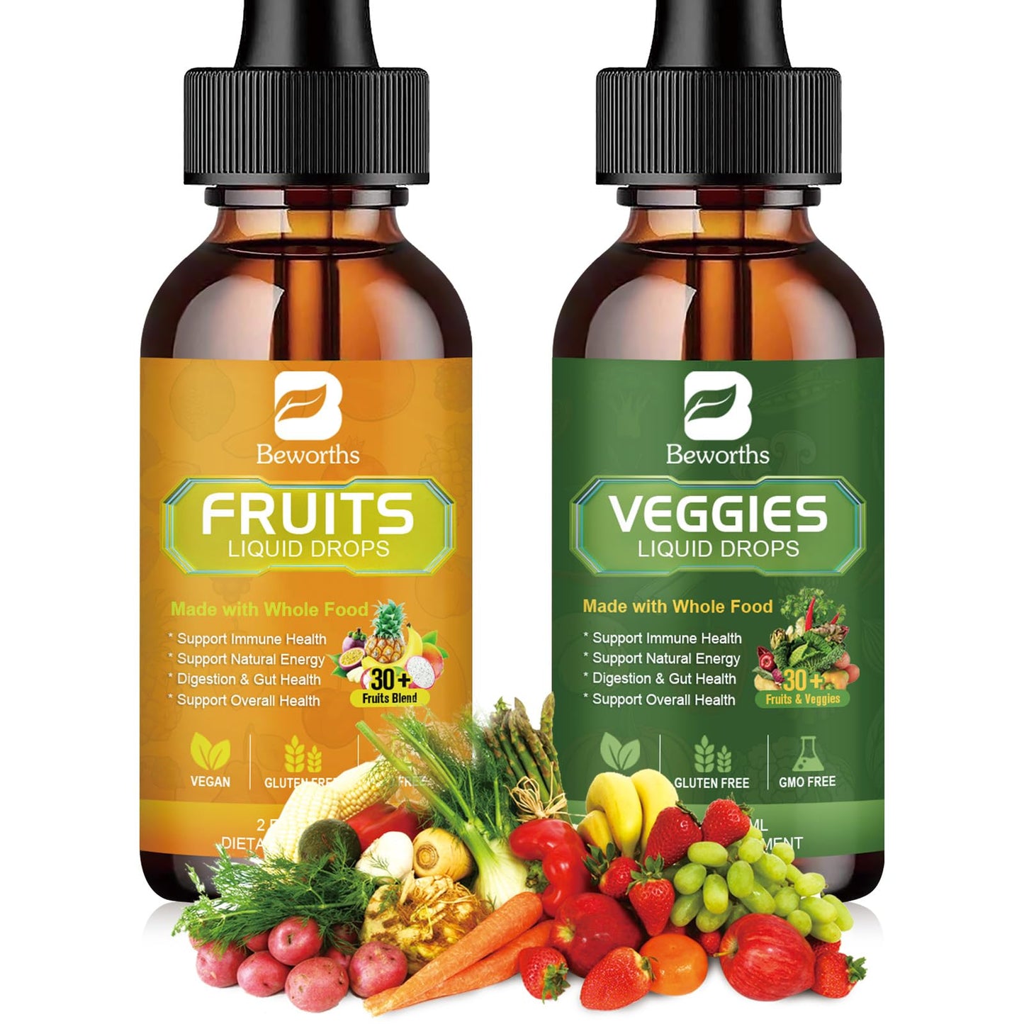 B BEWORTHS Fruits and Veggies Supplement - Balance of Natural Fruit and Vegetable - Maple Wellness Supplements