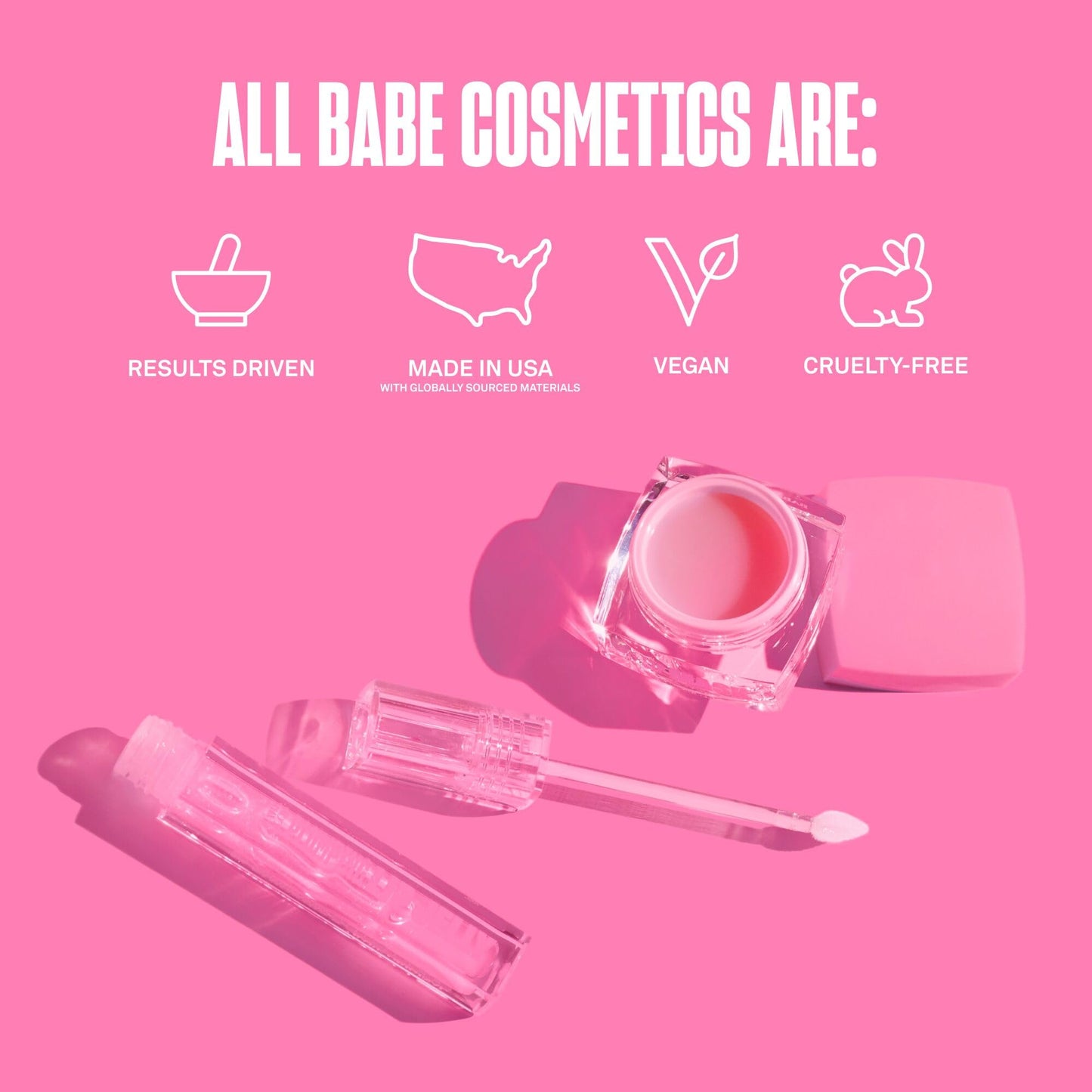 Babe Original Babe Glow Fragrance-Free Lip Sleeping Mask for Softer Lips, Hyaluronic Acid & Antioxidant Infused for Smoothe - Maple Wellness Supplements
