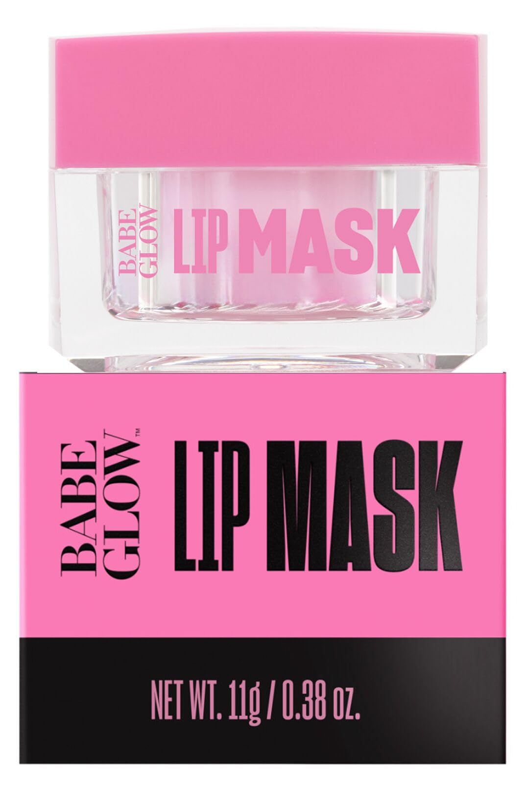 Babe Original Babe Glow Fragrance-Free Lip Sleeping Mask for Softer Lips, Hyaluronic Acid & Antioxidant Infused for Smoothe - Maple Wellness Supplements