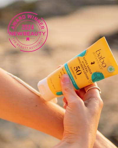 Babo Botanicals Sheer Mineral Sunscreen Lotion SPF 50 with 100% Mineral Active Ingredients for Babies, Kids or Extra Sensitive Skin, Lightweight - Maple Wellness Supplements